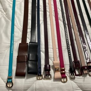 Assorted belts
